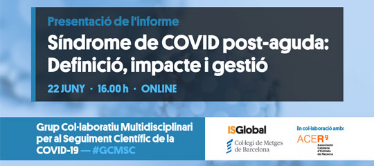 Síndrome de COVID post-aguda: Definició, impacte i gestió