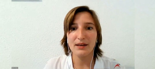 Berta Areny, vocal de la Secció Metges MIR i Metges Joves del CoMB