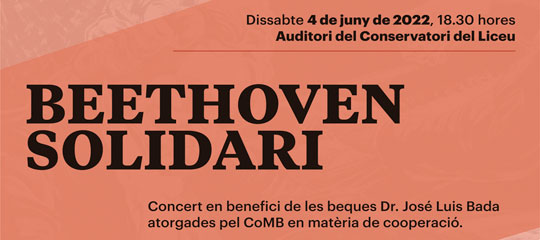 Ars Medica celebra el cicle de concerts “Beethoven Solidari” en benefici de projectes de l’àmbit sanitari