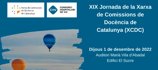 XIX Jornada de la Xarxa de Comissions de Docència de
Catalunya (XCDC)