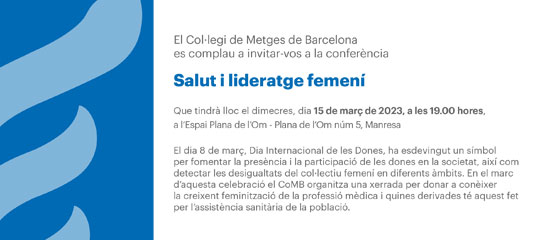 "Salut i lideratge femení" a Manresa 

