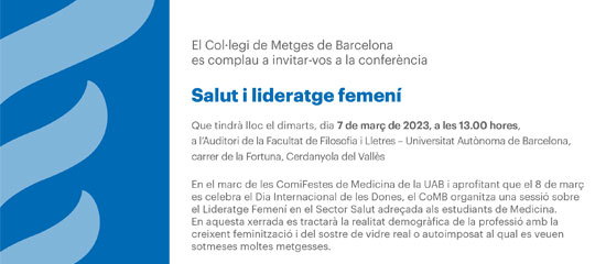 "Salut i lideratge femení" a la UAB