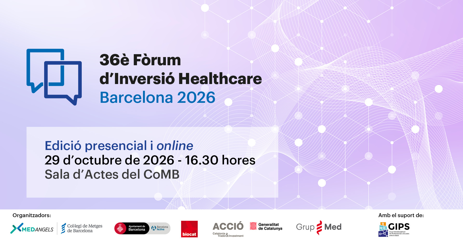 36è Fòrum d’Inversió Healthcare
